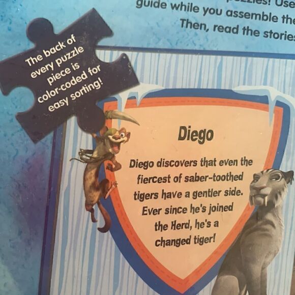 Jigsaw Puzzle Book Ice Age Collision Course Hard Cover - Picture 9 of 11